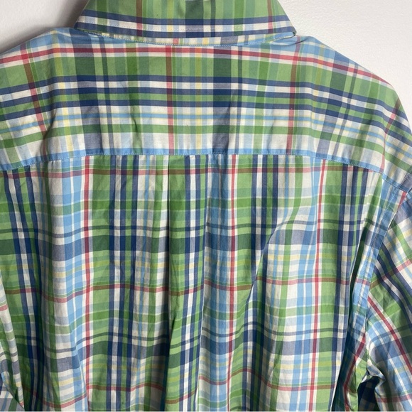 Vineyard Vines Plaid Whale Shirt NWT Easter Spring Long Sleeve Large - Picture 6 of 6